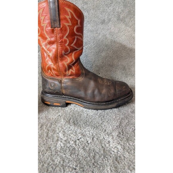 Ariat Men\'s WORKHOG Wide Square Steel Toe Work Boot Size 10EE F2413-18 main image 9